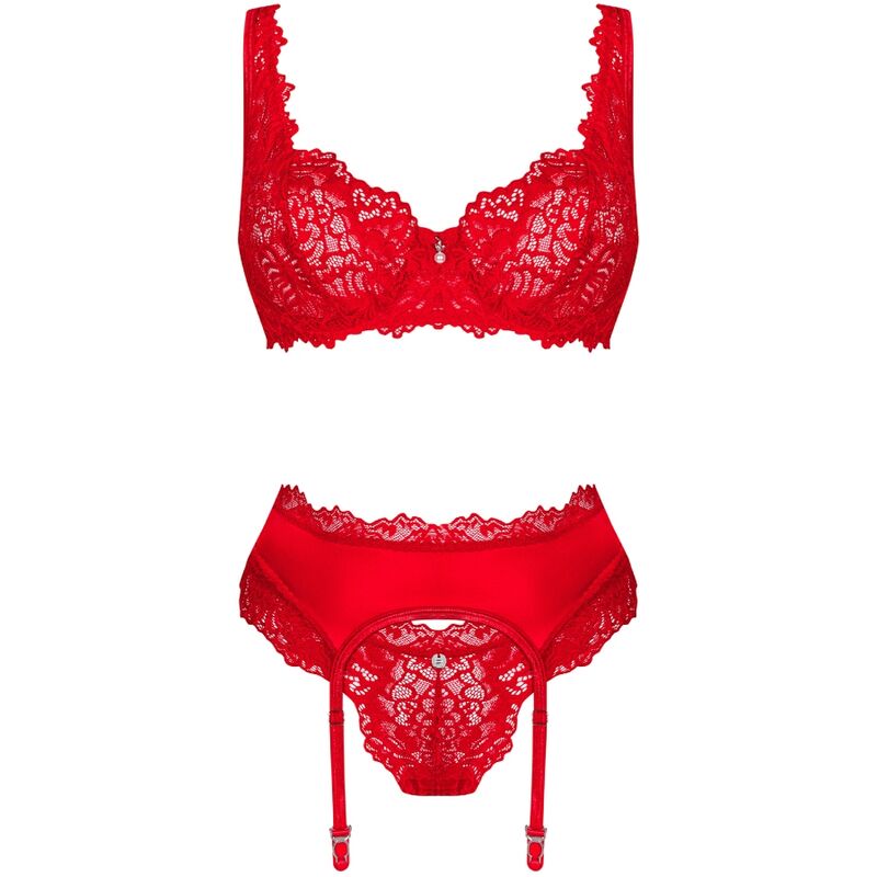 OBSESSIVE AMOR CHERRIS SET 3 PIEZAS S M