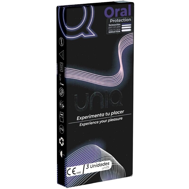 UNIQ ORAL MASK PRESERVATIVOS SIN LATEX 3 UNIDADES