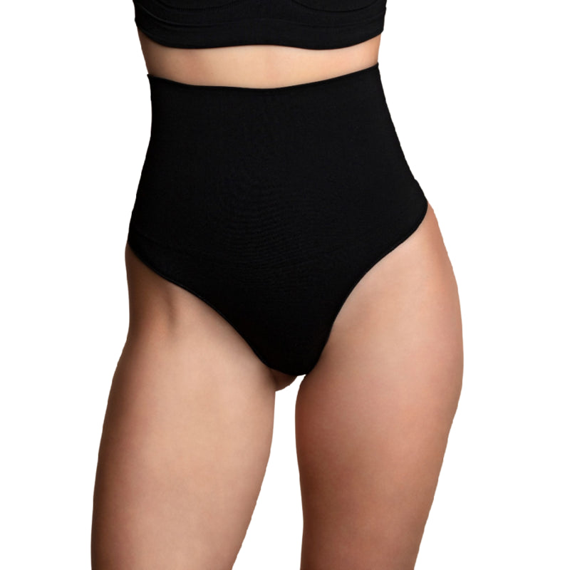 BYE BRA FAJA SIN COSTURAS ESTILO TANGA NEGRO TALLA L