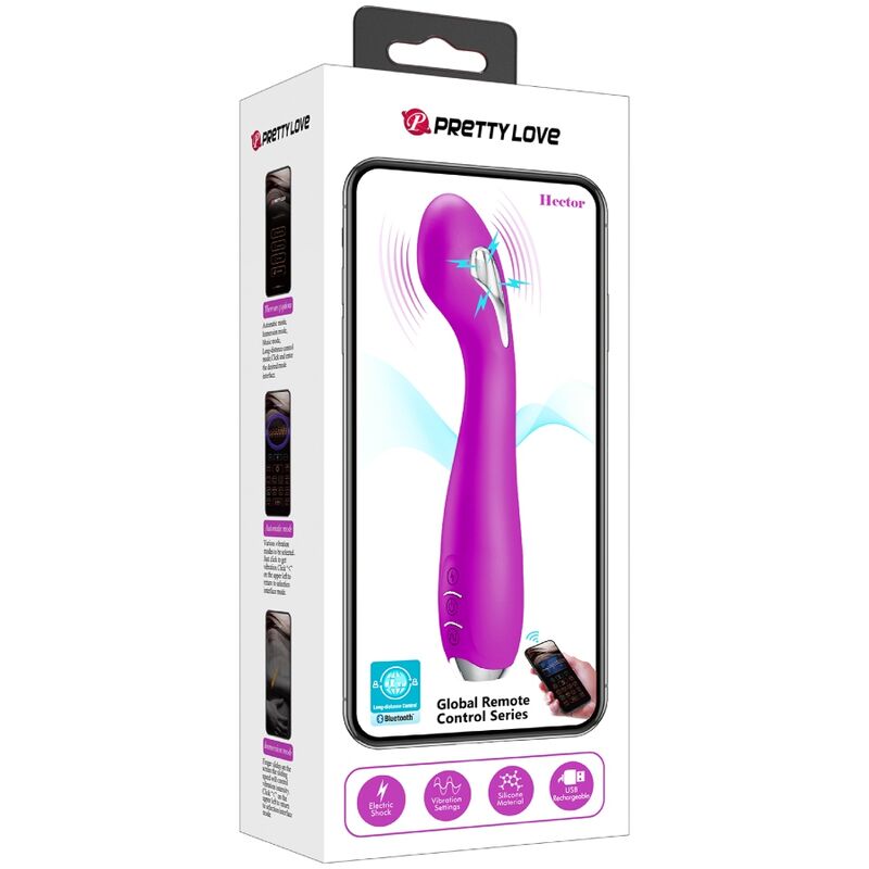 PRETTY LOVE HECTOR VIBRADOR ELECTROSHOCK APP GRATUITA VIOLETA