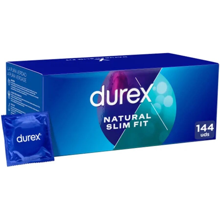 DUREX NATURAL SLIM FIT BASIC 144 UNIDADES