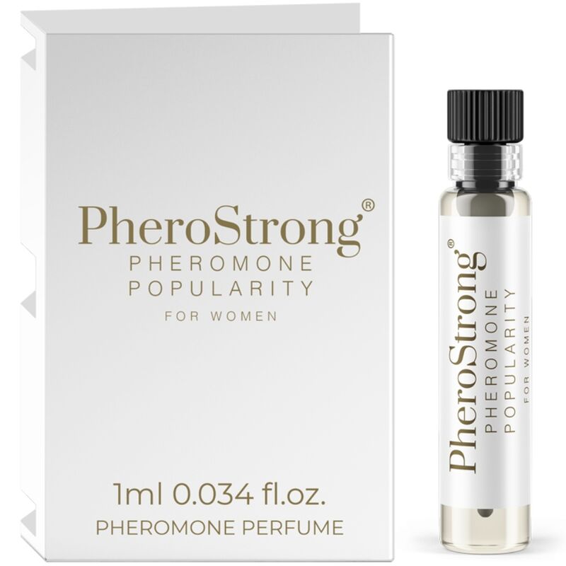 PHEROSTRONG PERFUME CON FEROMONAS POPULARITY PARA MUJER 1 ML