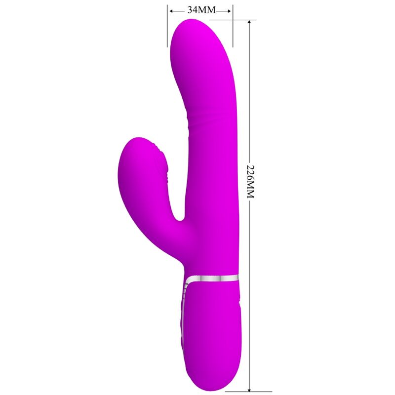 PRETTY LOVE VIBRADOR PUNTO G MULTIFUNCIoN FUCSIA