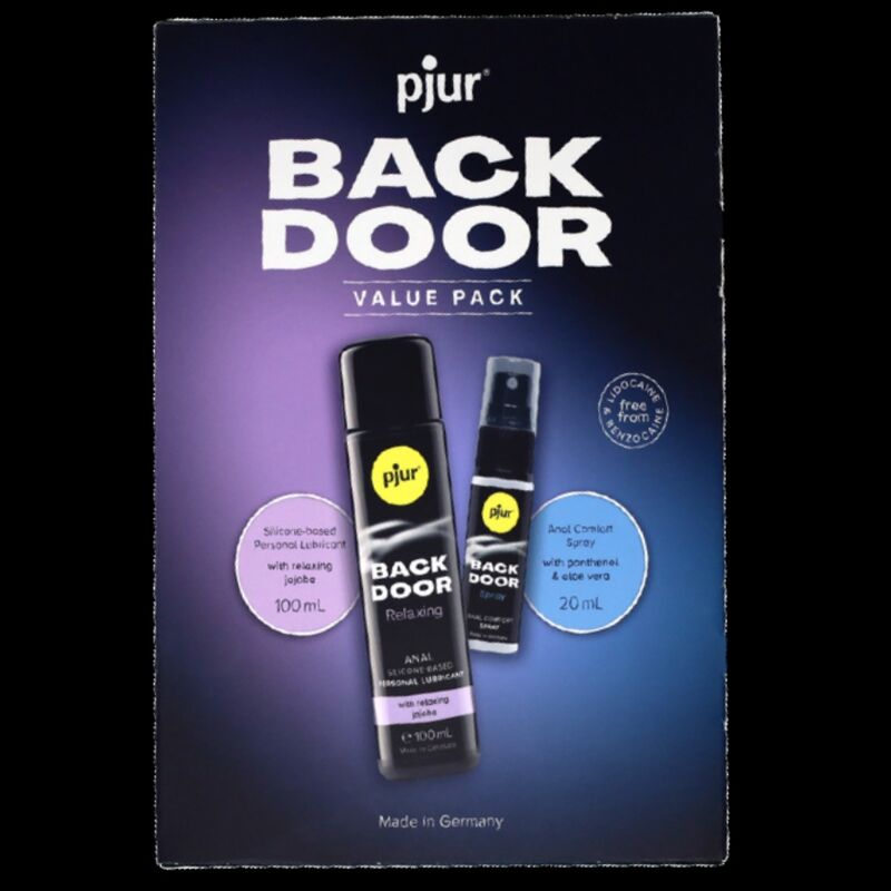 PJUR BACK DOOR SET DE LUBRICANTE ANAL Y SPRAY