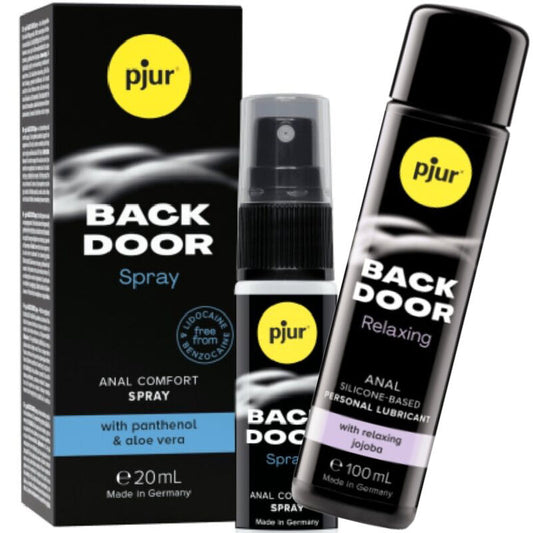 PJUR BACK DOOR SET DE LUBRICANTE ANAL Y SPRAY