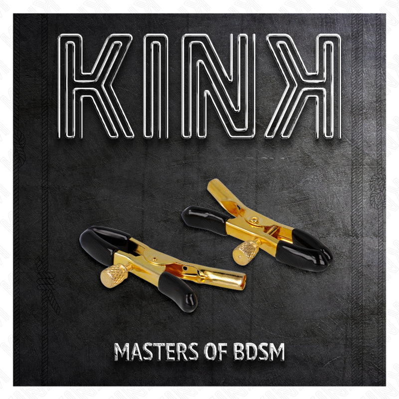 KINK PINZAS PARA PEZONES DORADO 6 CM