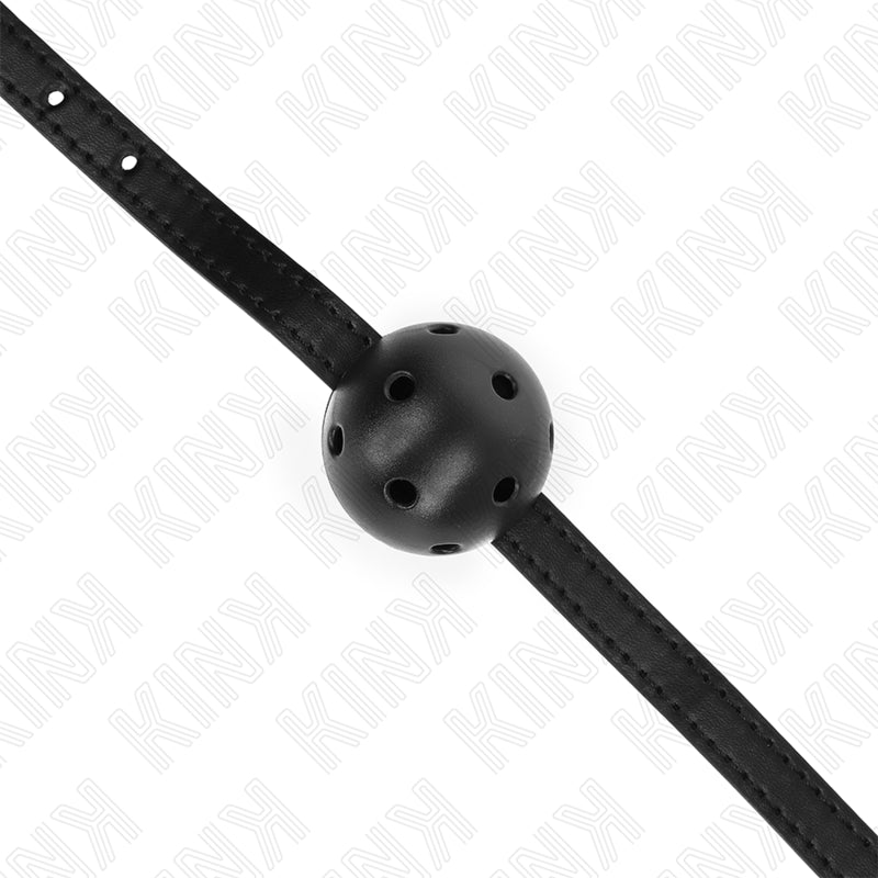 KINK MORDAZA DE BOLA 45 CM TRANSPIRABLE SIMPLICITY NEGRO 62 x 15 CM