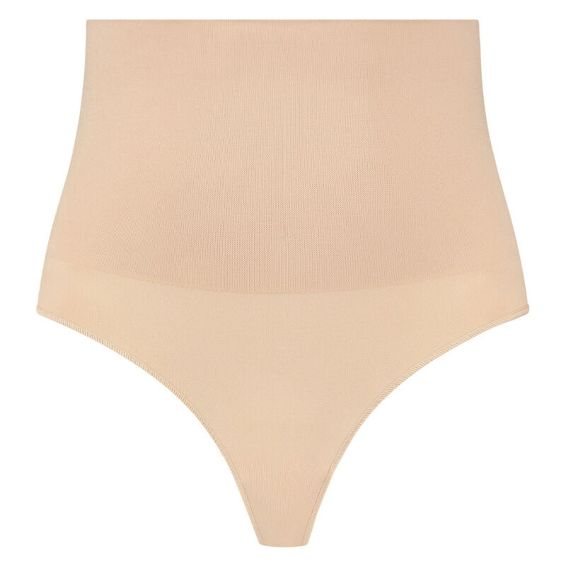 BYE BRA FAJA SIN COSTURAS ESTILO TANGA BEIGE TALLA S