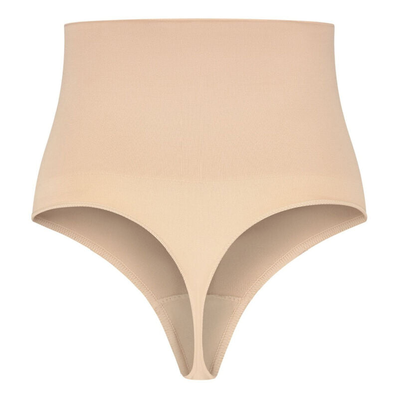 BYE BRA FAJA SIN COSTURAS ESTILO TANGA BEIGE TALLA S