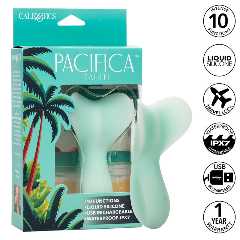 CALEXOTICS PACIFICA TAHITI ESTIMULADOR 10 FUNCIONES AQUA