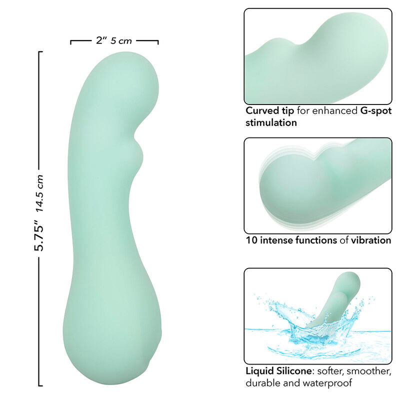 CALEXOTICS PACIFICA BORA BORA ESTIMULADOR PUNTO G 10 VIBRACIONES AQUA