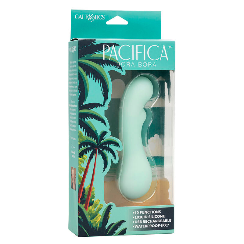 CALEXOTICS PACIFICA BORA BORA ESTIMULADOR PUNTO G 10 VIBRACIONES AQUA