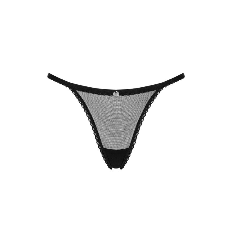 OBSESSIVE CELIA NOIR TANGA M L