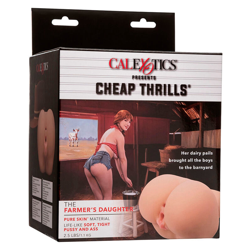 CALEXOTICS THE FARMERS DAUGHTER DOBLE MASTURBADOR REALaSTICO NATURAL