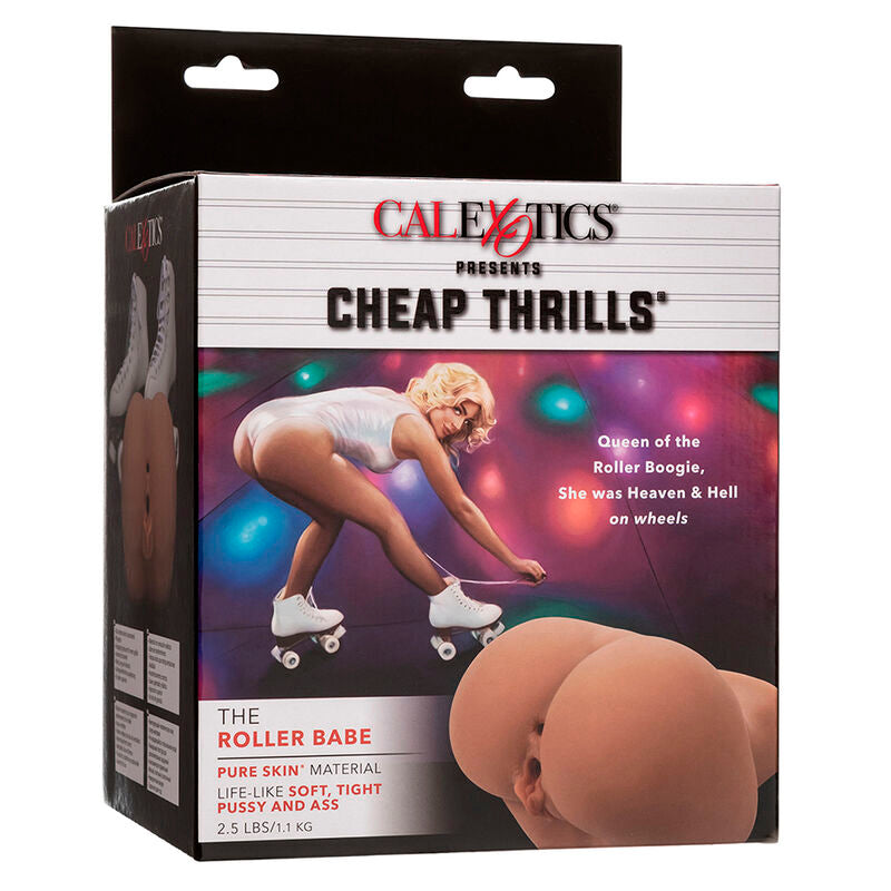 CALEXOTICS THE ROLLER BABE DOBLE MASTURBADOR REALaSTICO NATURAL