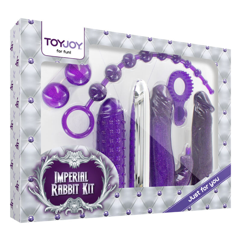 TOYJOY IMPERIAL RABBIT KIT MORADO