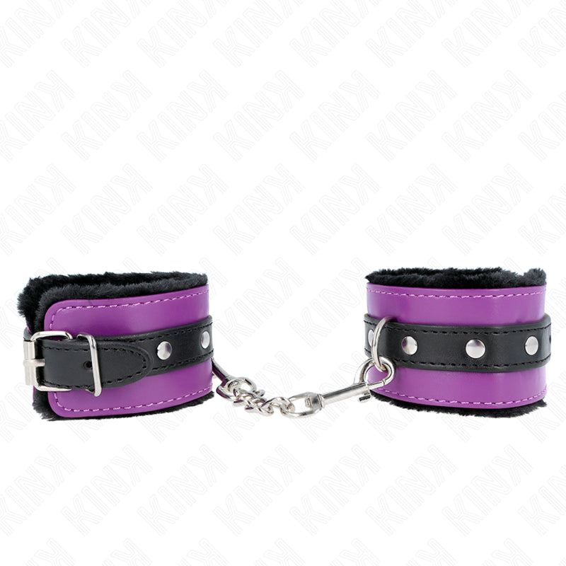 KINK MUaEQUERAS FORRADAS PREMIUM NEGRO CON CORREA VIOLETA NEGRO AJUSTABLE 17 29 CM X 6 CM