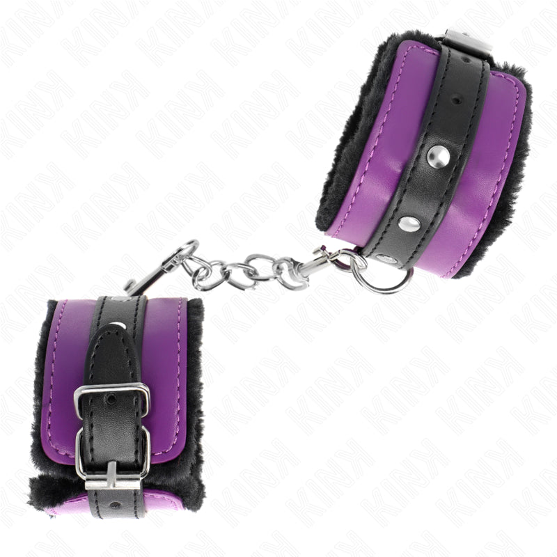 KINK MUaEQUERAS FORRADAS PREMIUM NEGRO CON CORREA VIOLETA NEGRO AJUSTABLE 17 29 CM X 6 CM