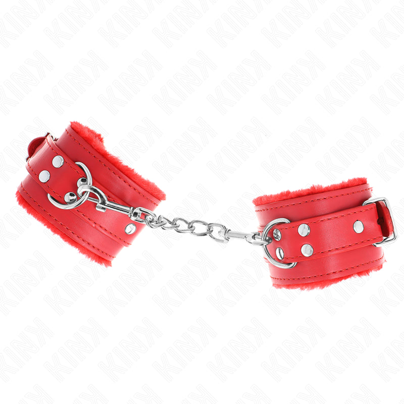 KINK MUaEQUERAS FORRADAS ROJO CON CORREA ROJO AJUSTABLE 20 29 CM X 55 CM