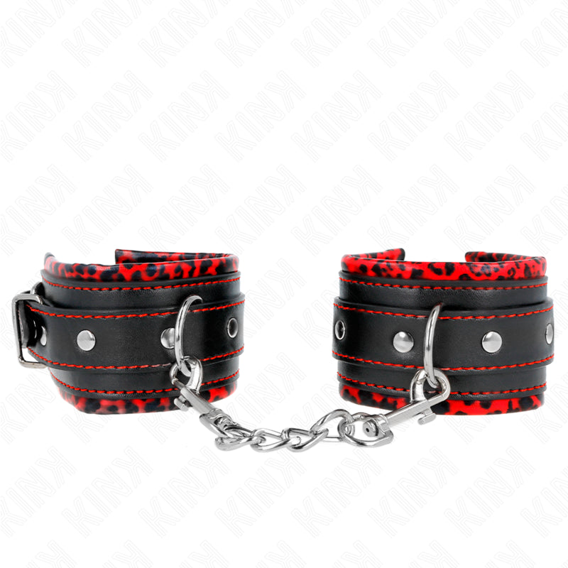 KINK MUaEQUERAS FORRADAS ROJO NEGRO AJUSTABLE 17 29 CM X 6 CM