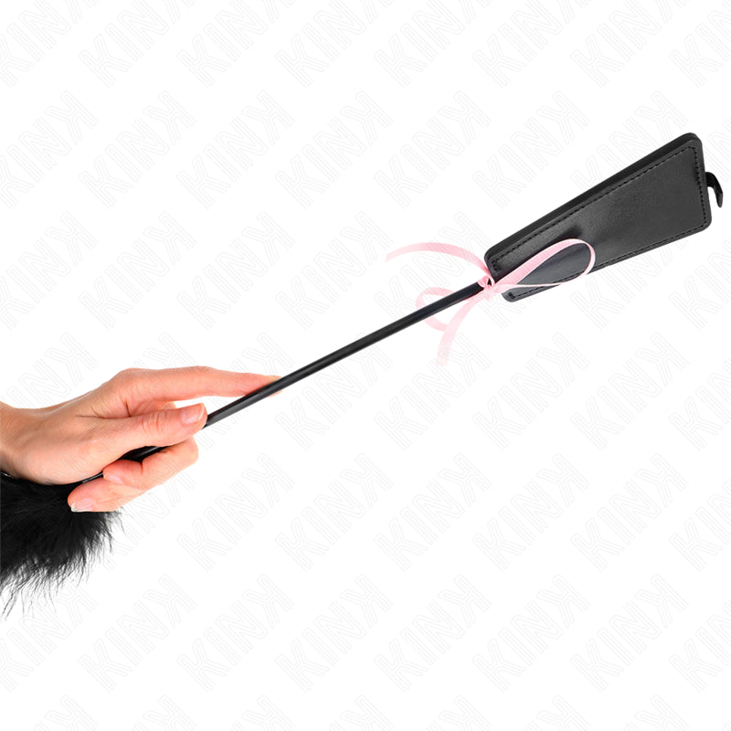 KINK PLUMAS PARA COSQUILLAS CON LAZO DE CINTA ROSA 49 CM