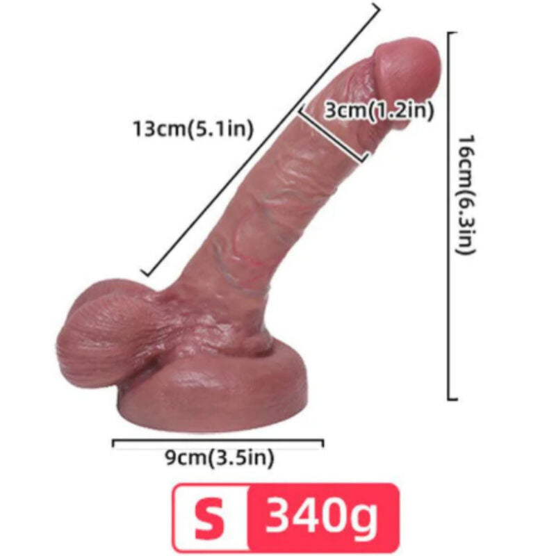 ARMONY DILDO REALISTICO SILICONA LIQUIDA 13 CM