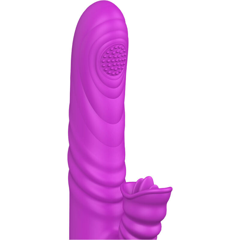 ARMONY ANGELIA VIBRADOR MULTIFUNCION CON LENGUA ESTIMULADORA EFECTO CALOR VIOLETA