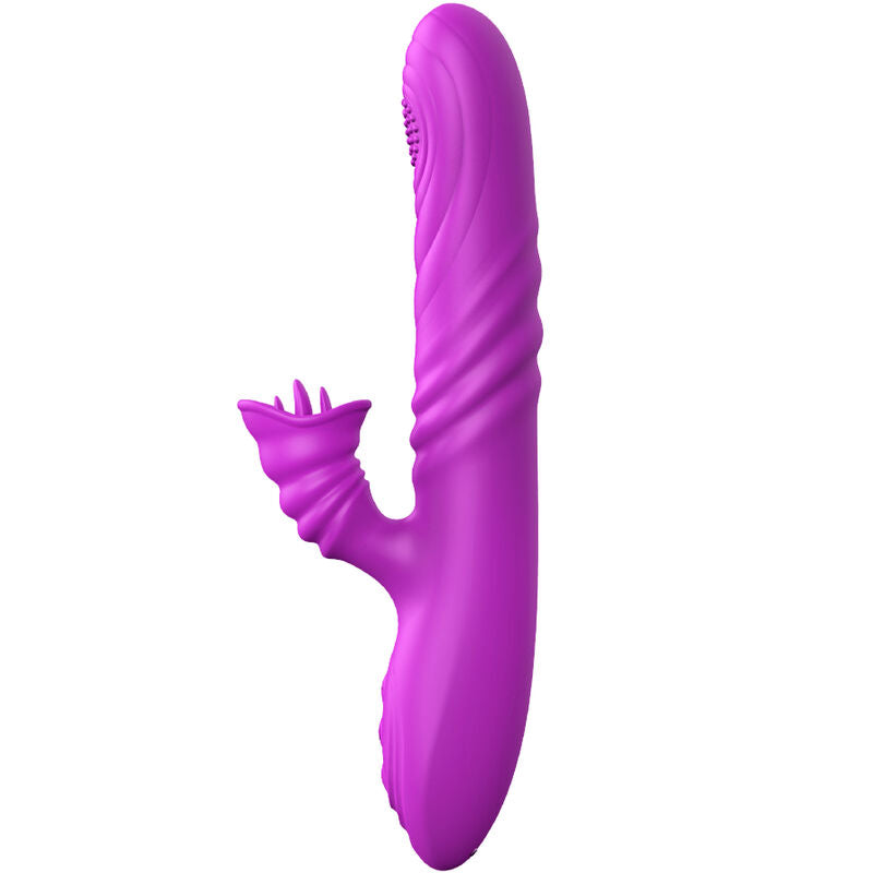 ARMONY ANGELIA VIBRADOR MULTIFUNCION CON LENGUA ESTIMULADORA EFECTO CALOR VIOLETA