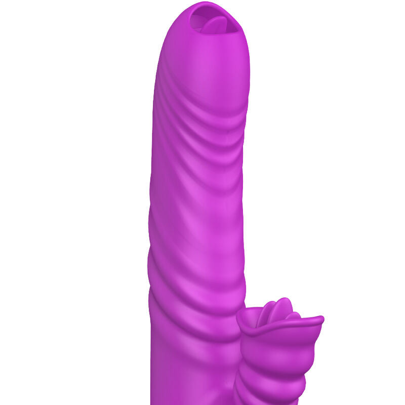 ARMONY ANGELIA VIBRADOR MULTIFUNCION DOBLE LENGUA EFECTO CALOR VIOLETA