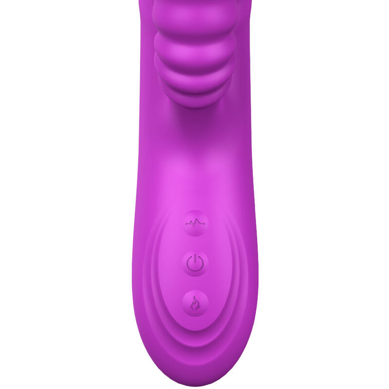 ARMONY ANGELIA VIBRADOR MULTIFUNCION DOBLE LENGUA EFECTO CALOR VIOLETA