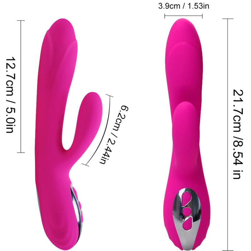 ARMONY VIBRADOR ESTIMULADOR FLEXIBLE EFECTO CALOR FUCSIA