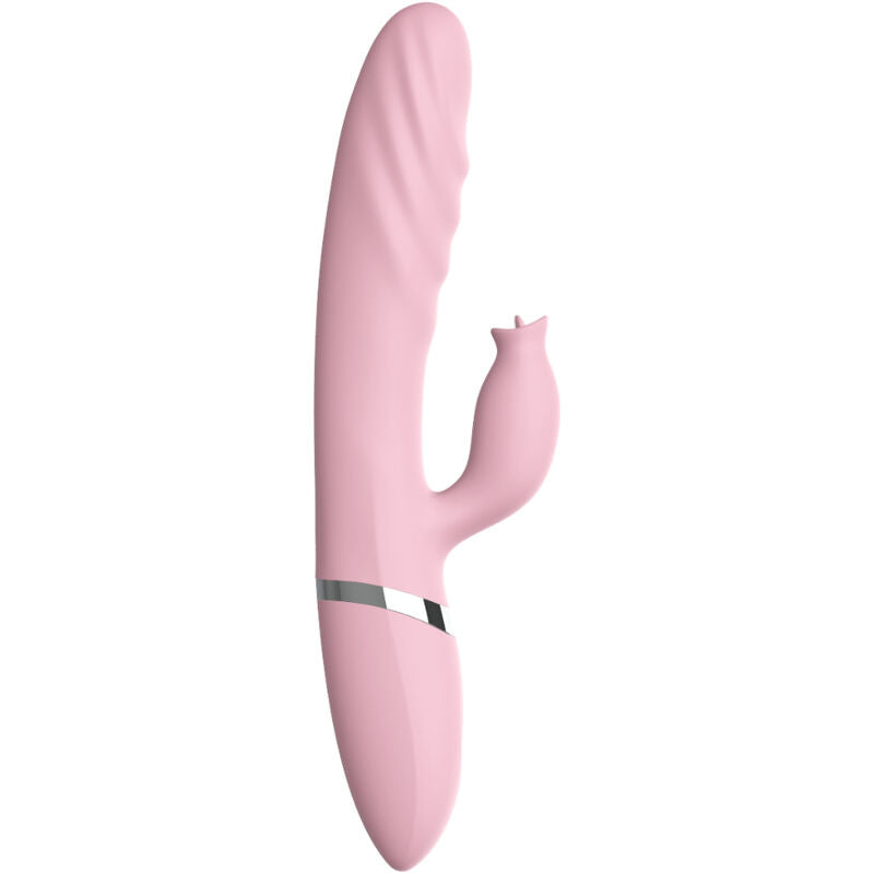 ARMONY VIBRADOR THRUSTING CON LENGUA EFECTO CALOR ROSA