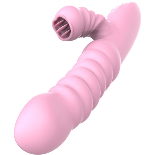 ARMONY VIBRADOR MULTIFUNCION CON LENGUA ESTIMULADORA EFECTO CALOR ROSA