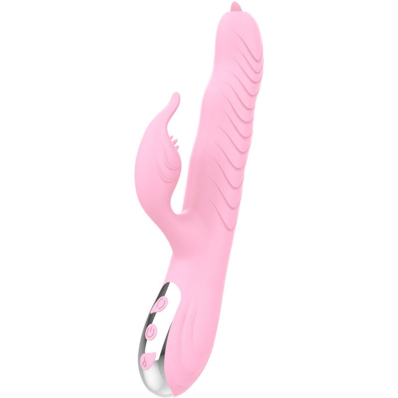 ARMONY MARCIA VIBRADOR THRUSTING DOBLE LENGUA EFECTO CALOR ROSA