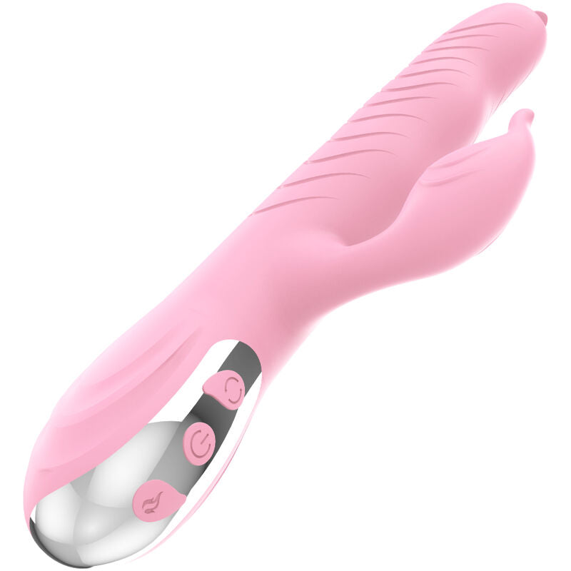 ARMONY MARCIA VIBRADOR THRUSTING DOBLE LENGUA EFECTO CALOR ROSA