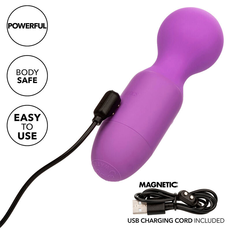 CALEXOTICS FIRST TIME MASAJEADOR RECARGABLE 10 VIBRACIONES VIOLETA