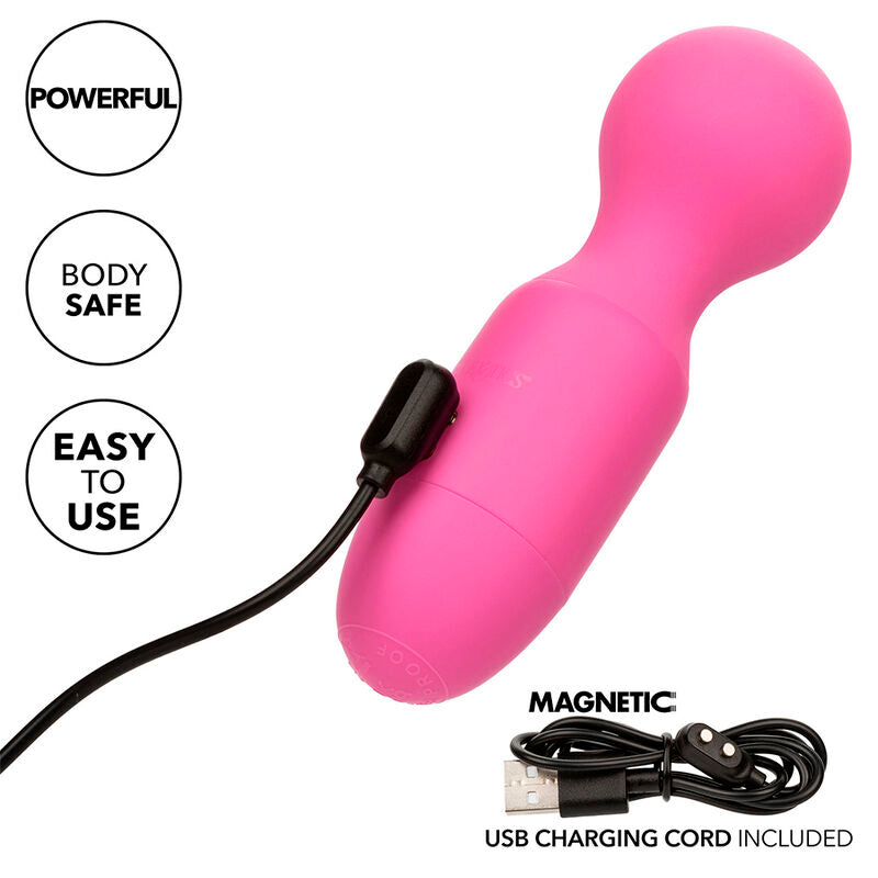 CALEXOTICS FIRST TIME MASAJEADOR RECARGABLE 10 VIBRACIONES ROSA