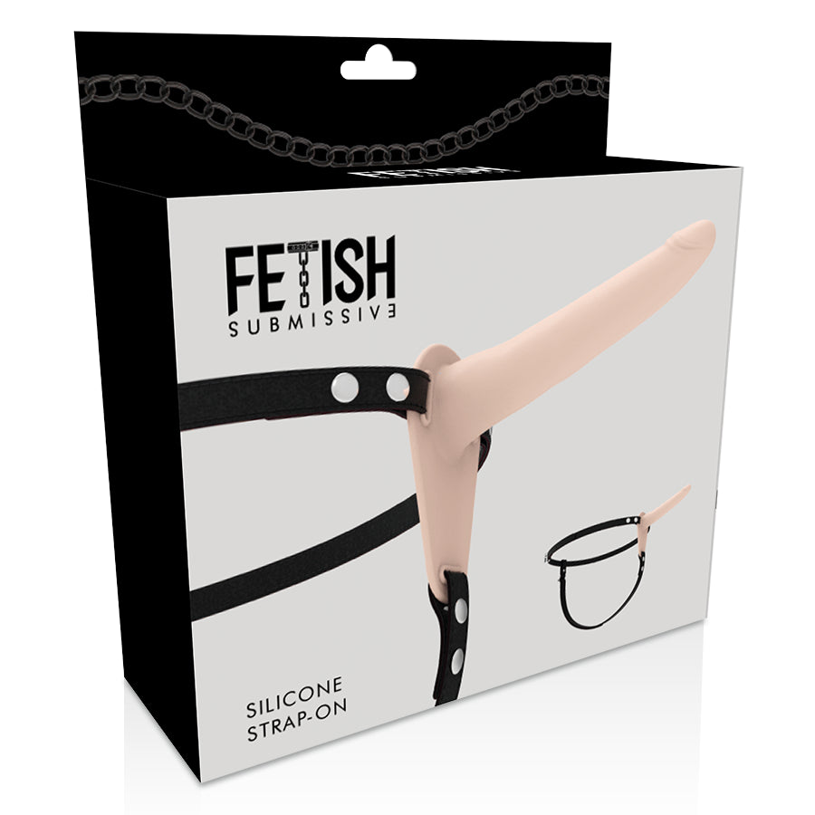 FETISH SUBMISSIVE HARNESS SILICONA FLESH 15 CM