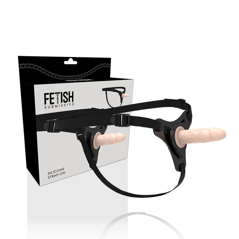 FETISH SUBMISSIVE HARNESS SILICONA FLESH REALISTIC 125 CM