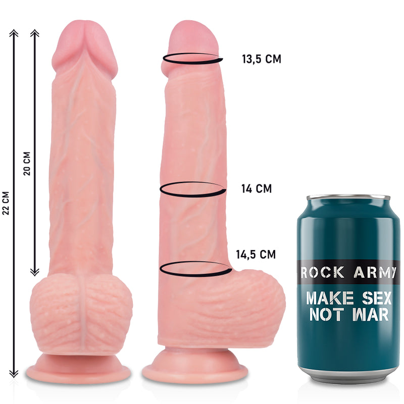 ROCKARMY ARNeS LIQUID SILICONE VIBRADOR CONTROL REMOTO PREMIUM APACHE 22CM