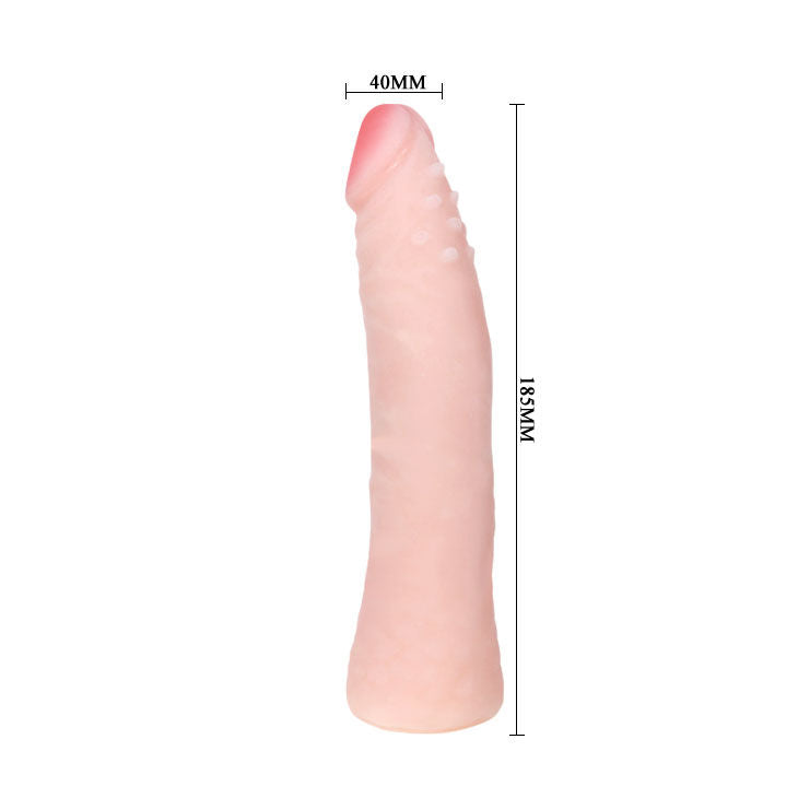 BAILE DILDO SILICONA TACTO PIEL REALISTICO 19 CM COLOR CAJA ALEATORIO