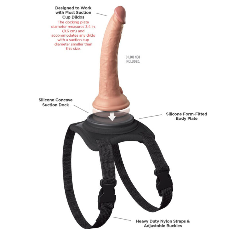 PIPEDREAMS BODY DOCK LAP STRAP HARNESS