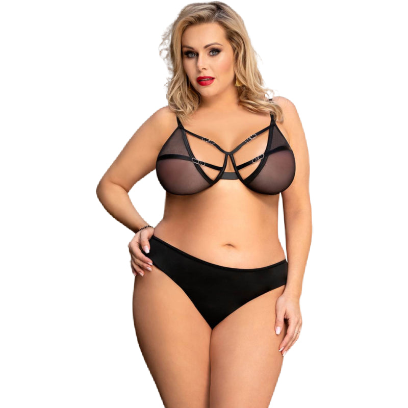 QUEEN LINGERIE SET DOS PIEZAS S M