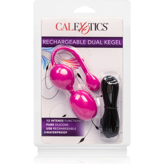 CALEX BOLAS DUAL KEGEL RECARGABLES ROSA