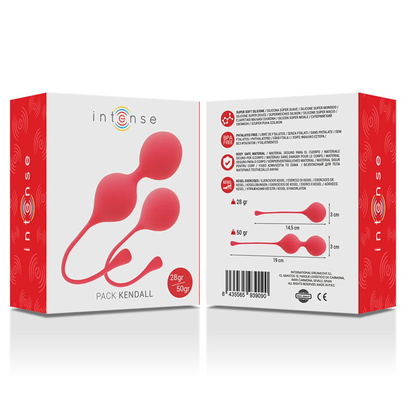 INTENSE BOLAS KEGEL PACK KENDALL ROJO