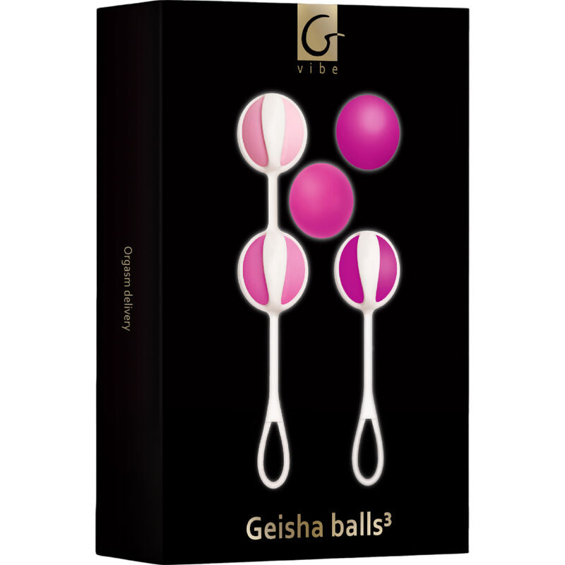 GVIBE SET 5 GEISHA BALLS3 ROSA