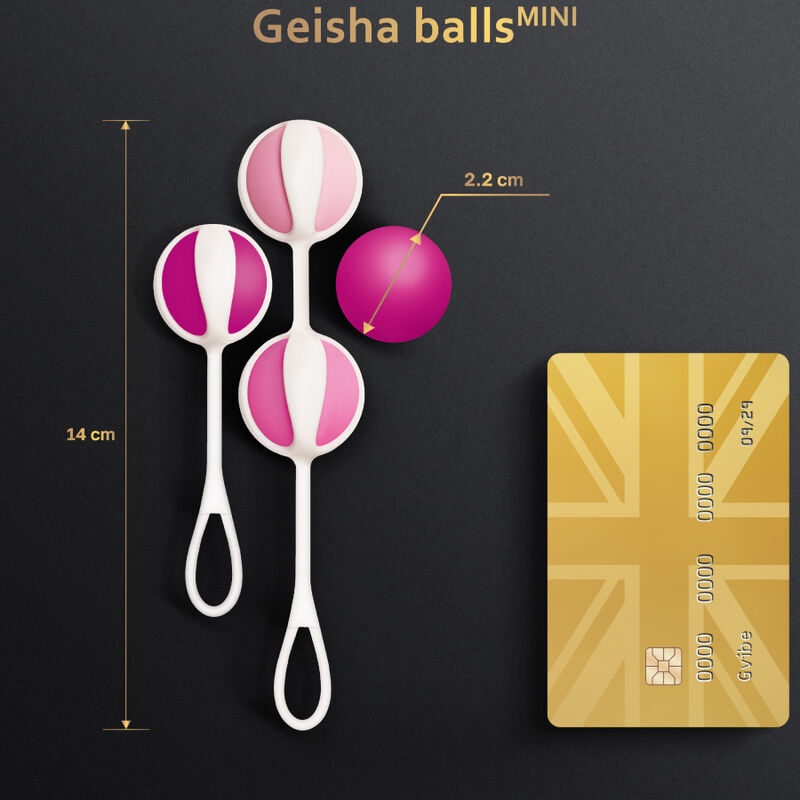 GVIBE SET 4 GEISHA BALLS MINI MORADO