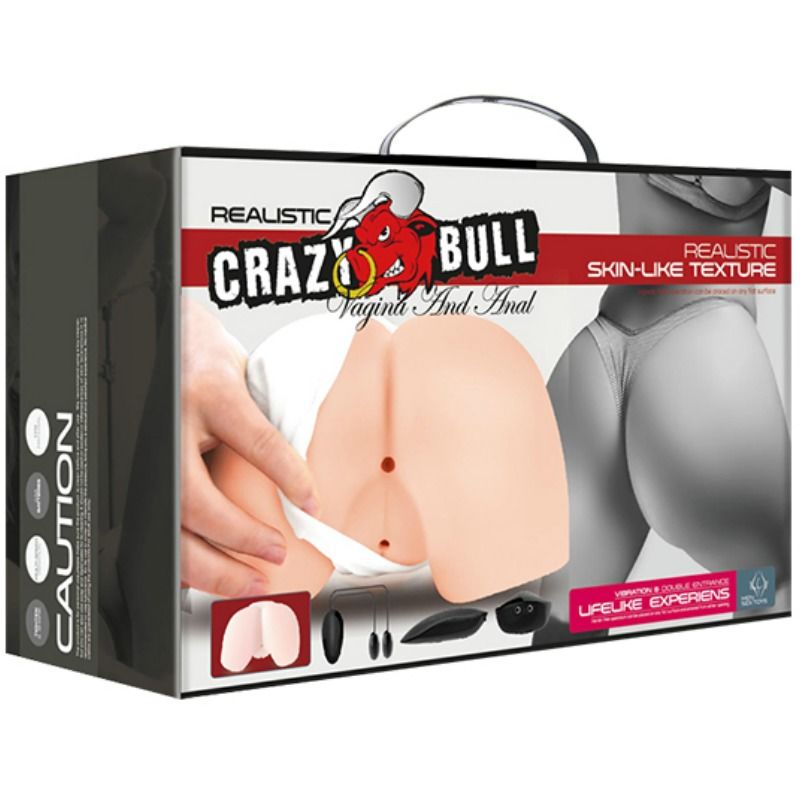 CRAZY BULL VAGINA Y ANO REALISTICOS CON VIBRACION POSICION 4