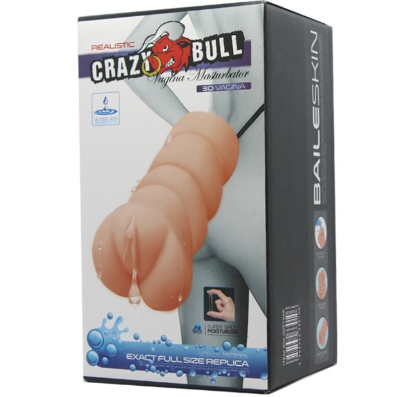 CRAZY BULL MASTURBADOR WATER SKIN MODELO VAGINA 3